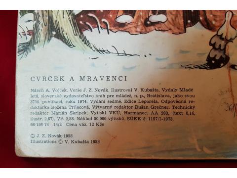 Cvrček a mravenci 1958 Kubašta #4